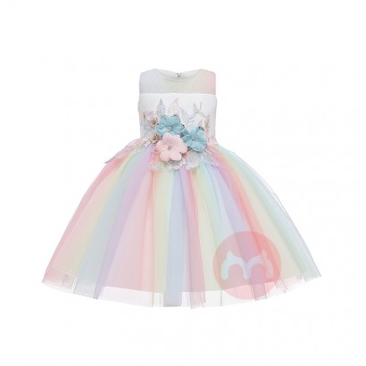 LZH Kids Wedding Dress Christmas Co...