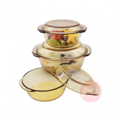 High borosilicate transparent glass...