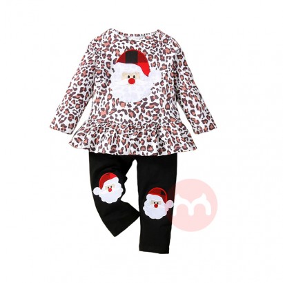 JINXI Leopard Print Christmas decal...