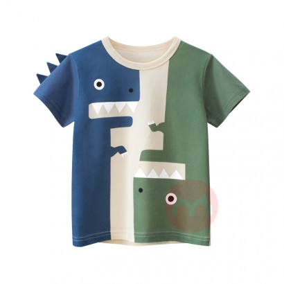27kids Dinosaur Print T-shirt for c...