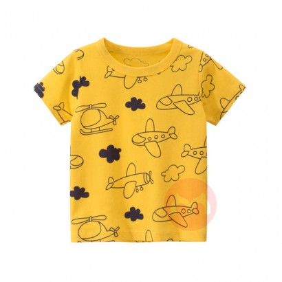 27kids Boys cute printed cotton t-s...