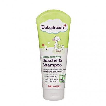 Babydream Germany Babydream kulit sensitif sampo bayi dan bath combo versi luar negeri