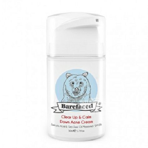 Barefaced UK membersihkan dan mengembalikan krim jerawat edisi luar ne...