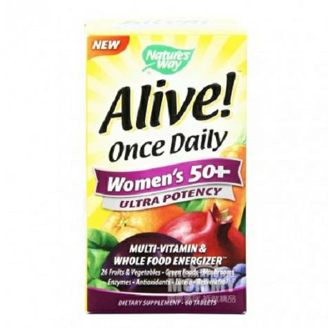 Nature s Way Versi Amerika Ultra Energy Multivitamin Overseas Version