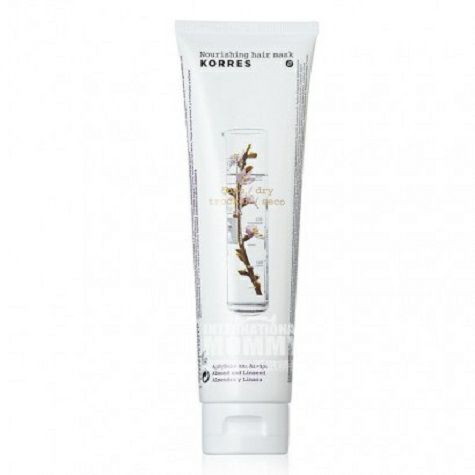 KORRES Greek Almond Linseed Oil Hair Mask Versi Luar Negeri