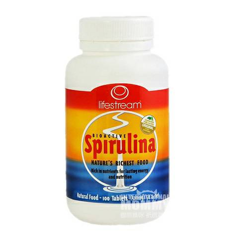 Lifestream New Zealand Organic Spirulina Capsules Versi Luar Negeri