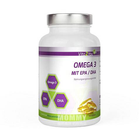 Vita2You Kapsul Minyak Ikan Omega 3 Jerman Versi Luar Negeri