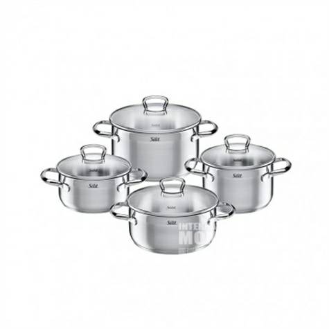 Silit 4 set peralatan masak stainless steel Jerman edisi luar negeri