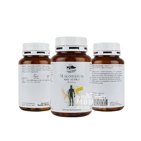Krauterhandel Sankt Anton Jerman magnesium 120 kapsul versi luar neger...