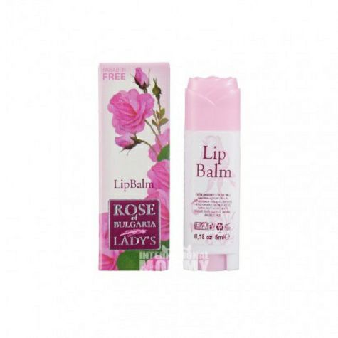 ROSE OF BULGARIA Bulgarian Rose Lip Balm Versi Luar Negeri