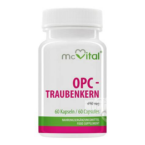 Mcvital German OPC kapsul versi biji anggur di luar negeri