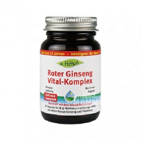 Dr. Hittich German Red Ginseng Capsule Versi Luar Negeri