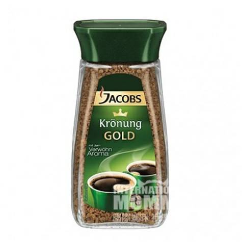 JACOBS German Crown Gold Kopi Hitam Instan 200g Versi Luar Negeri