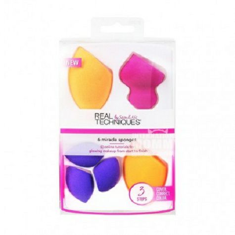 REAL TECHNIQUES British Miracle Rejuvenation Mini Makeup Egg 4pcs Vers...