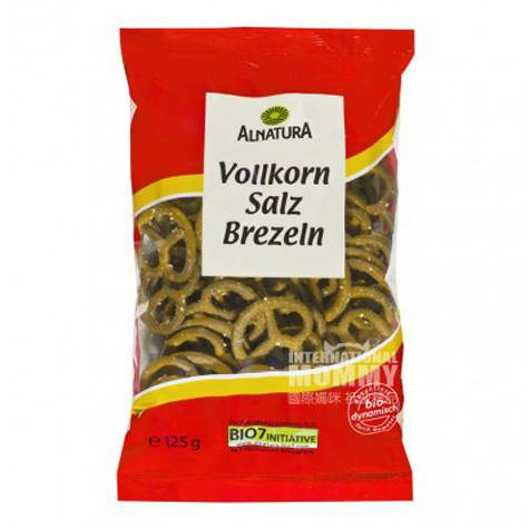 ALNATURA mesin Jerman whole wheat pretzel kerupuk wijen versi luar neg...