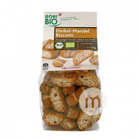 Ener BiO Jerman biskuit madu almond organik di luar laut Edition