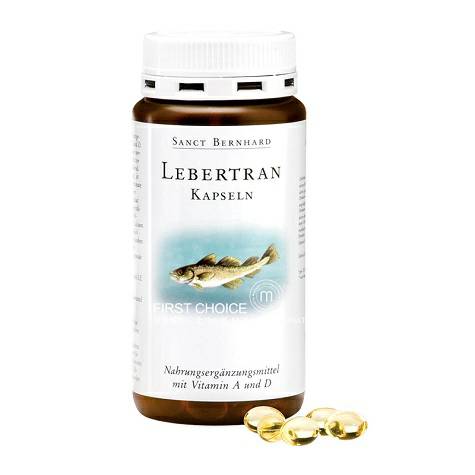 Sanct Bernhard Jerman Cod Minyak Hati Vitamin Kapsul AD Versi Luar Neg...