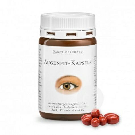Sanct Bernhard German Carotene Blueberry Lutein Kapsul Perawatan Mata ...