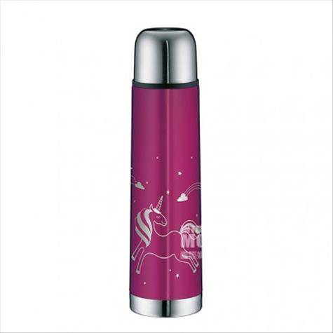 Alfi Germany Vacuum Stainless Steel Mug Screw Cap Pink Unicorn 750ml V...