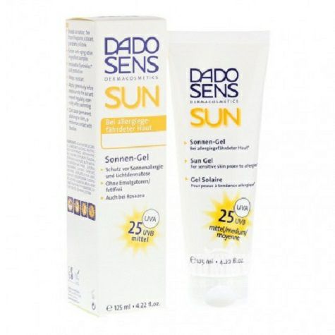 DADO SENS Jerman Aloe Vera Waterproof Tabir Surya SPF25 untuk wanita h...