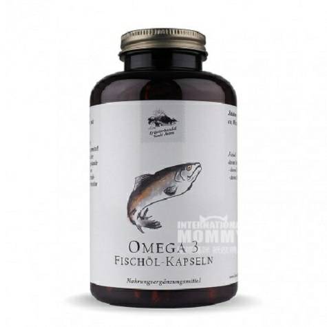Krauterhandel Sankt Anton 400 KSA Omega3 Kapsul Minyak Ikan dari Jerma...
