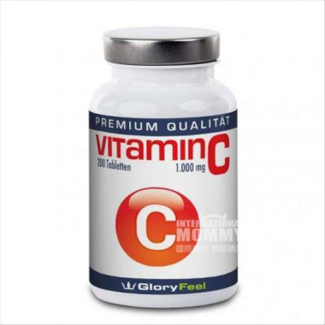 GloryFeel German GloryFeel Vitamin c 200 tablet vegetarian versi luar ...