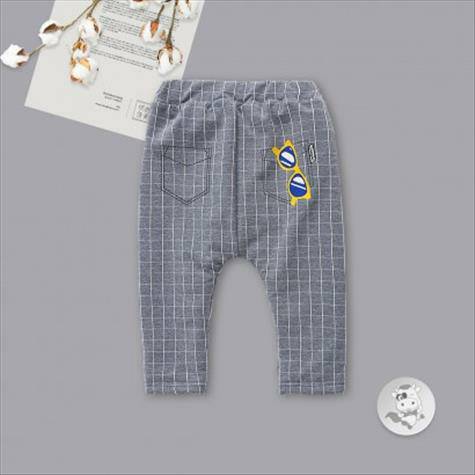 Verantwortung bayi laki-laki dan perempuan saku kotak-kotak kacamata k...