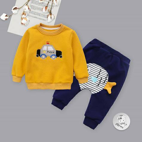 [2 potong] Verantwortung jantan dan betina kota bayi patroli ditambah ...
