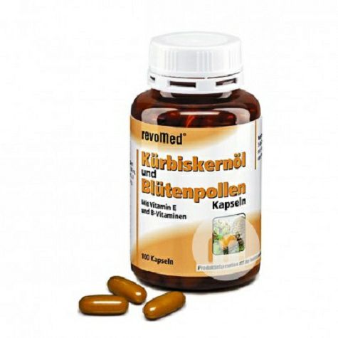 RevoMed Germany RevoMed Minyak Biji Labu + Bee Pollen Capsule Versi Lu...