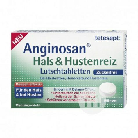 Tetesept Jerman Tetesept Peppermint Lozenges Lozenges Versi Bebas Gula...