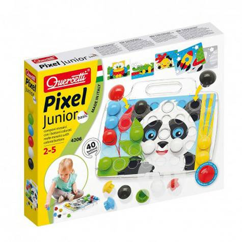 Puzzle Kuku Jamur Italia Quercetti untuk Anak-anak 4206 Edisi Luar Neg...