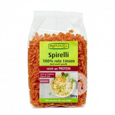 RAPUNZEL Edisi Merah Jerman Lentil Spiral Noodle Overseas
