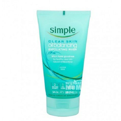 Simple keseimbangan kontrol minyak Inggris Sederhana exfoliating pembe...