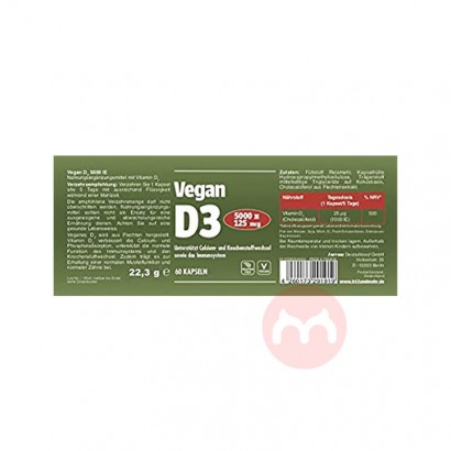 Jarrow US Active Vitamin D3 500IU Asli versi luar negeri