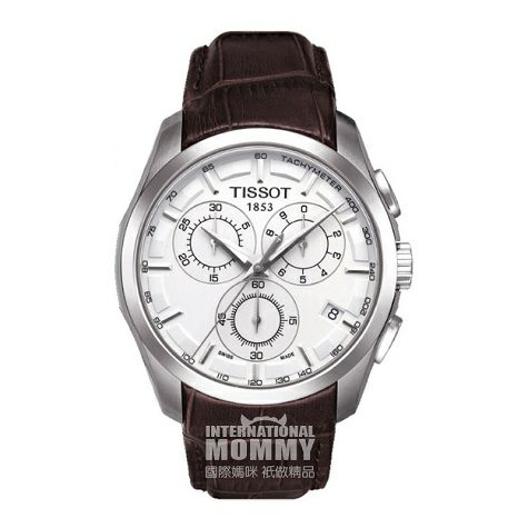 TISSOTスイス天梭庫図石英男子時計T 0356171603100