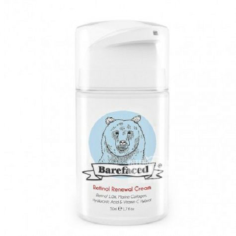 BarefacedイギリスBarefaced視黄アルコール再生皮膚晩霜