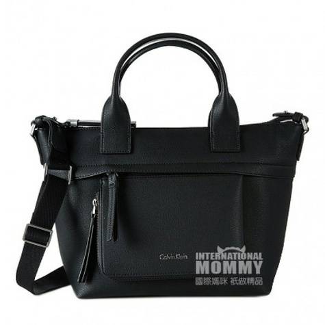 Calvin Kleinアメリカカービンクレイ中号手提げ斜めクロスバッ...