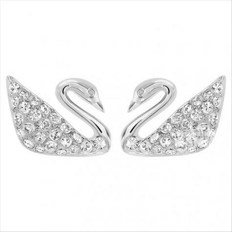 SWAROVSKIオーストリアシュワロフスキーシルバークリスタルスワン...