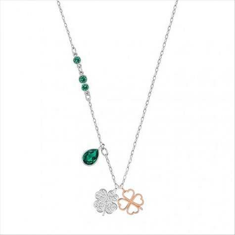 SWAROVSKIオーストリアシュワロフスキー精緻なクローバーファッシ...