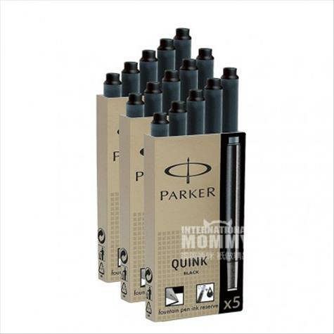 PARKERアメリカパーカーペンブラックインク芯15本入り