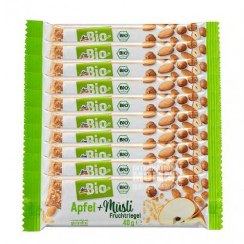 DmBioドイツDmBioオーガニックリンゴ穀物フルーツスティック*1...
