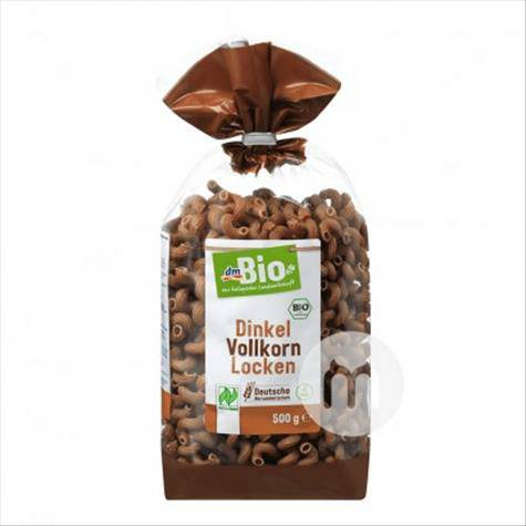 DmBioドイツDmBio有機全麦中空螺旋パスタ
