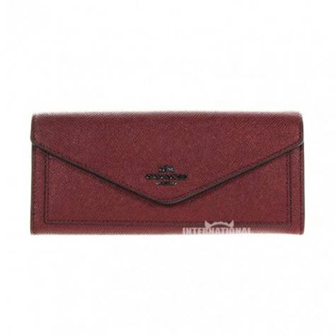 COACHアメリカのコルチさんは財布の財布をひっくり返した。