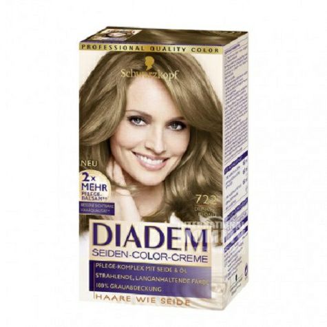 SchwarzkopfドイツシュワルツェルDIADEM染髪剤722金色