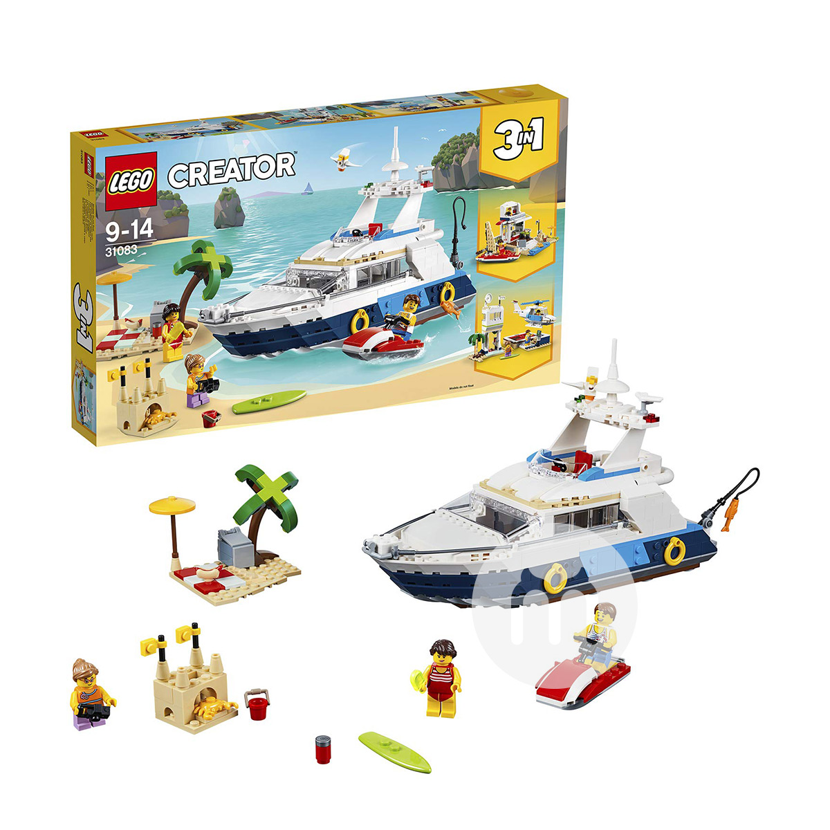LEGO Danish Creator Series 모험요트 310...