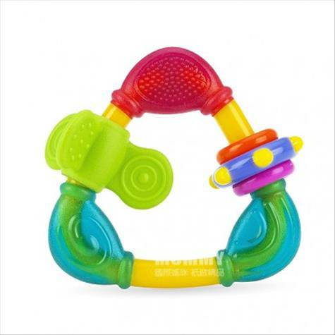 Nuby 미국트라이앵글바이트링리테이너 3 개월이상해외버전