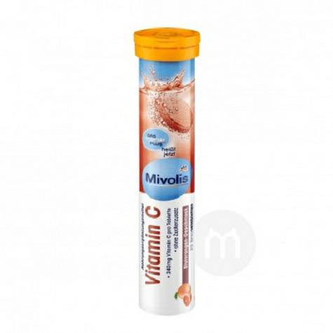 Mivolis 독일 Mivolis 혈주황맛비타민 C 블렌징무설탕...
