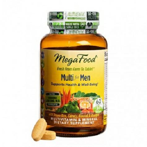 MegaFood 미국남성복합비타민미네랄 60 해외판