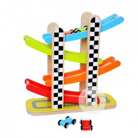 Tooky Toy 독일슬라이딩환경보호나무경주트랙장난감해외버전