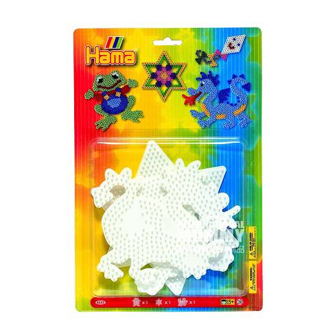 Hama 독일구슬치기공구템플릿 (개구리,별,용) 해외버전